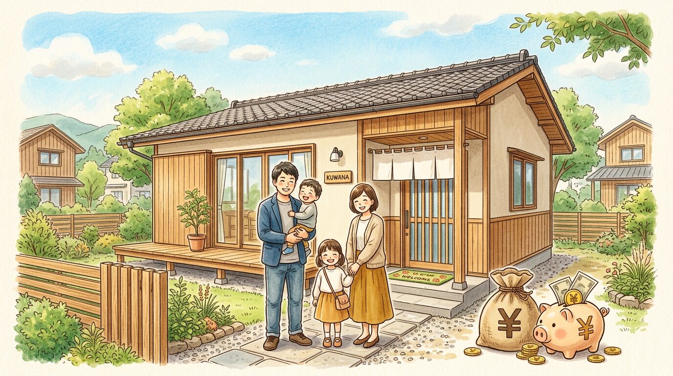 桑名市で平屋住宅を建てる際の補助金・助成金イメージ