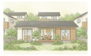 桑名市 自然素材の注文住宅 外観