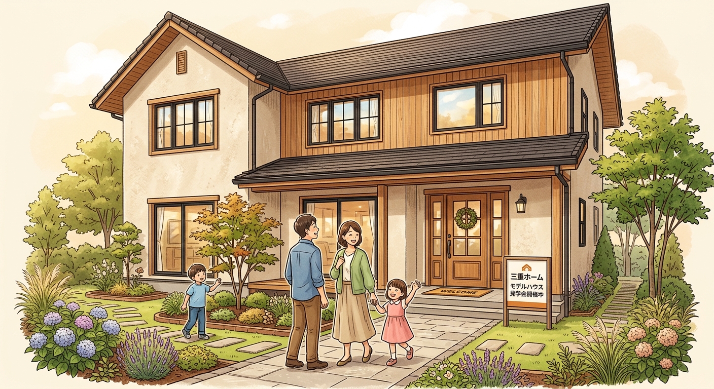 三重県の大手ハウスメーカーのモデルハウス