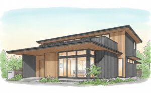 建売に見えない注文住宅の外観