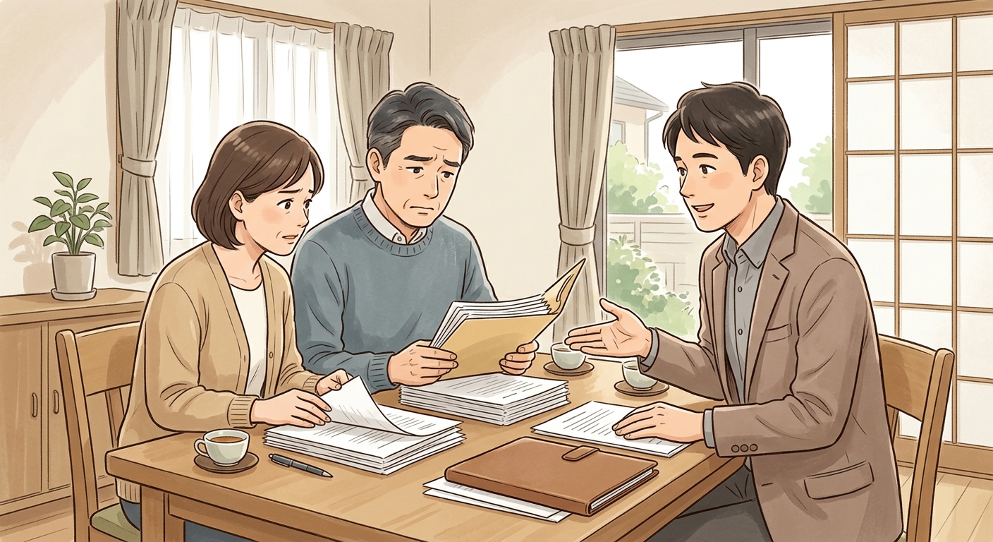 契約書類を確認し専門家に相談する施主