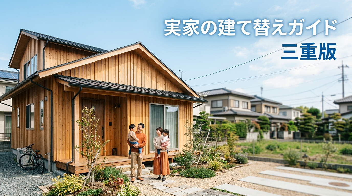 実家の建て替え完全ガイド【三重版】