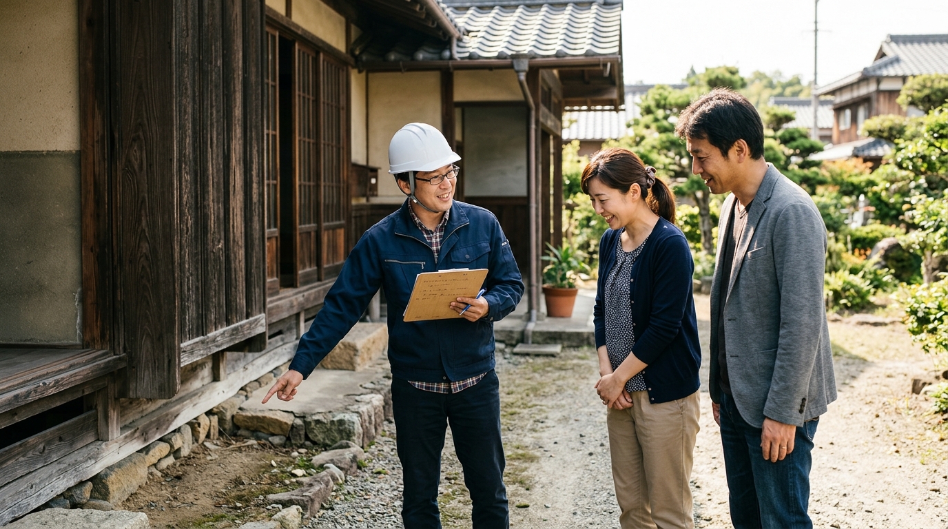 建築士による実家の耐震・劣化調査