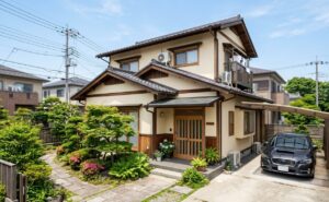 手入れされた中古一戸建ての外観